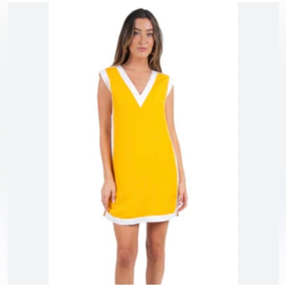 NWT Emily McCarthy Emily Shift Dress in Sunshine in XXS